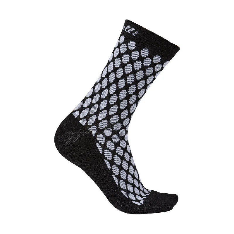 Women's bamboo fiber socks for eco - friendlinessCastelli Womens Sfida Merino Socks - Black / White Women's bamboo fiber socks for eco - friendlinessCastelli Womens Sfida Merino Socks - Black / White