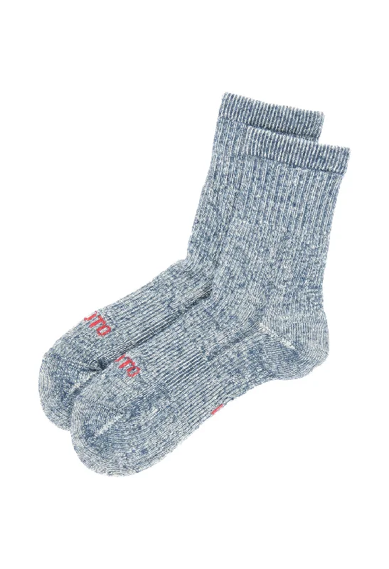 Women's cotton blend socks for breathabilityROTOTO Double Face Organic Cotton Mini Crew Socks - Navy Women's cotton blend socks for breathabilityROTOTO Double Face Organic Cotton Mini Crew Socks - Navy