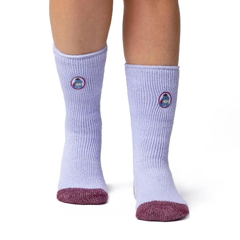 Women's silk - lined socks for a luxurious feelLadies Original Slipper Socks - Eeyore Women's silk - lined socks for a luxurious feelLadies Original Slipper Socks - Eeyore