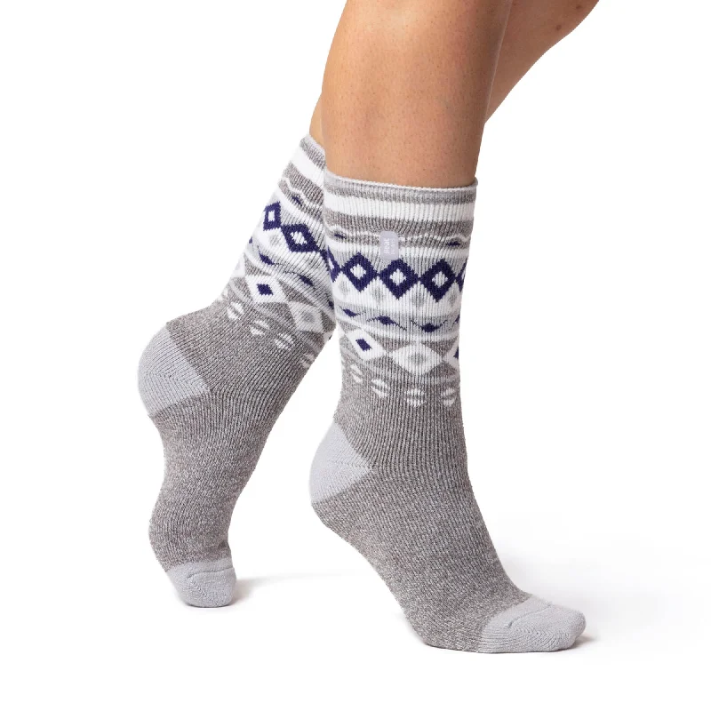Women's leather - look socks for an edgy styleLadies Lite Patterned Jacquard Socks - Witton Women's leather - look socks for an edgy styleLadies Lite Patterned Jacquard Socks - Witton
