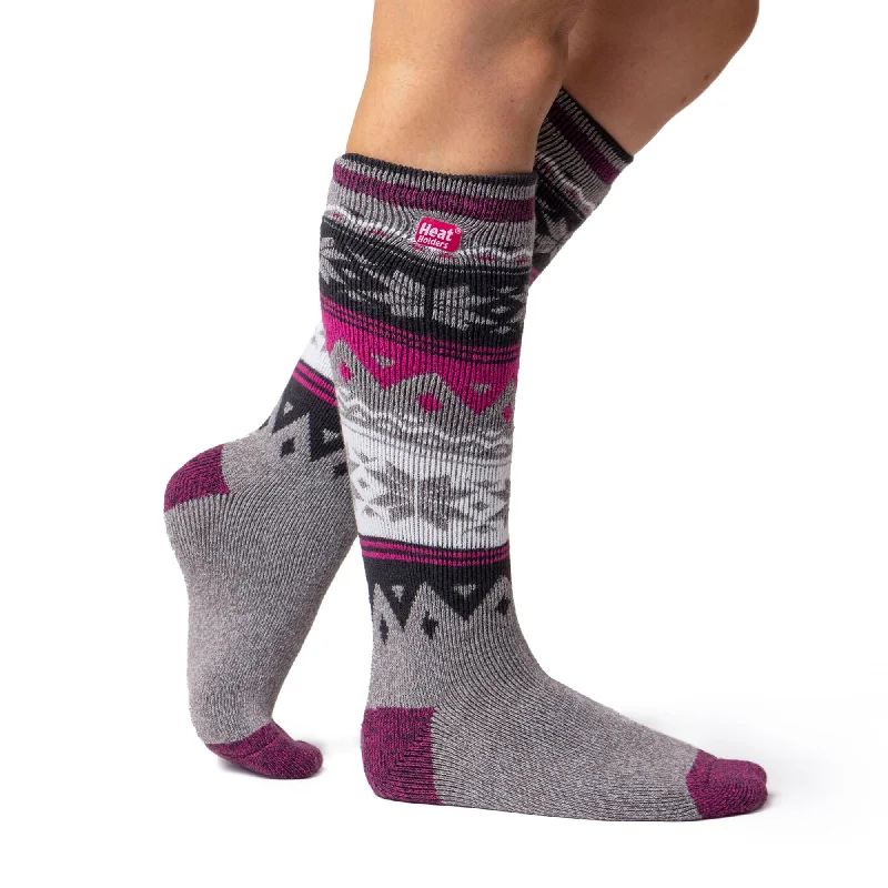 Women's cotton blend socks for breathabilityLadies Lite Jacquard Long Socks - Kelsall Women's cotton blend socks for breathabilityLadies Lite Jacquard Long Socks - Kelsall
