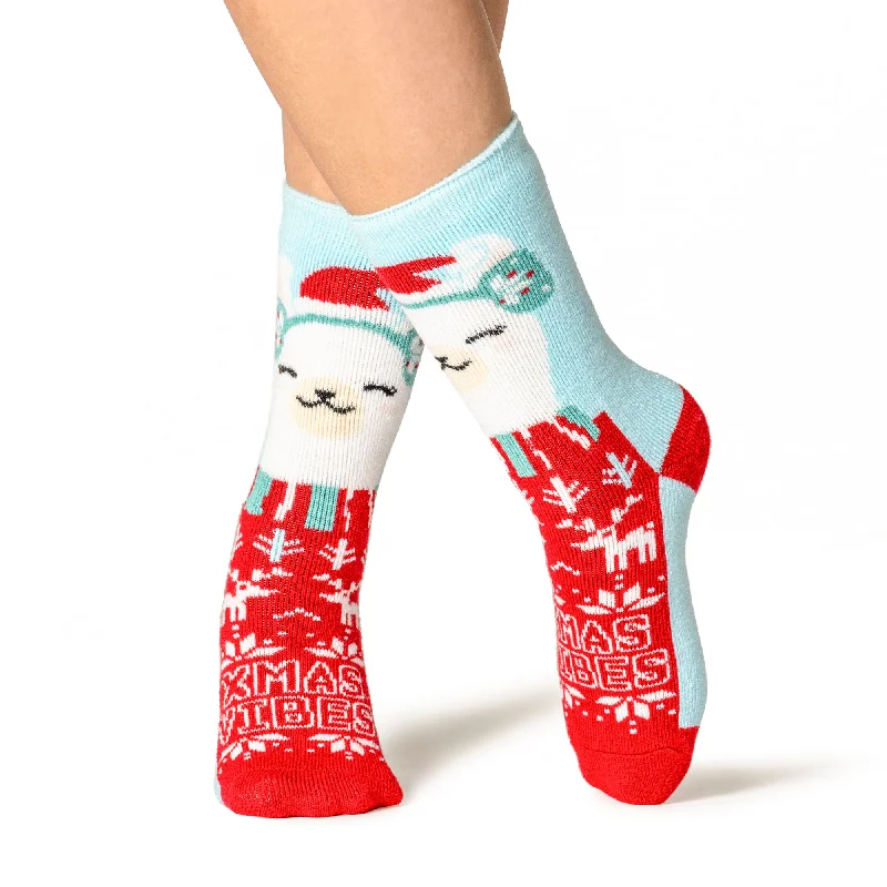 Women's cable - knit ankle socks for a cozy styleLadies Lite Christmas Socks - Cosy Alpaca Women's cable - knit ankle socks for a cozy styleLadies Lite Christmas Socks - Cosy Alpaca