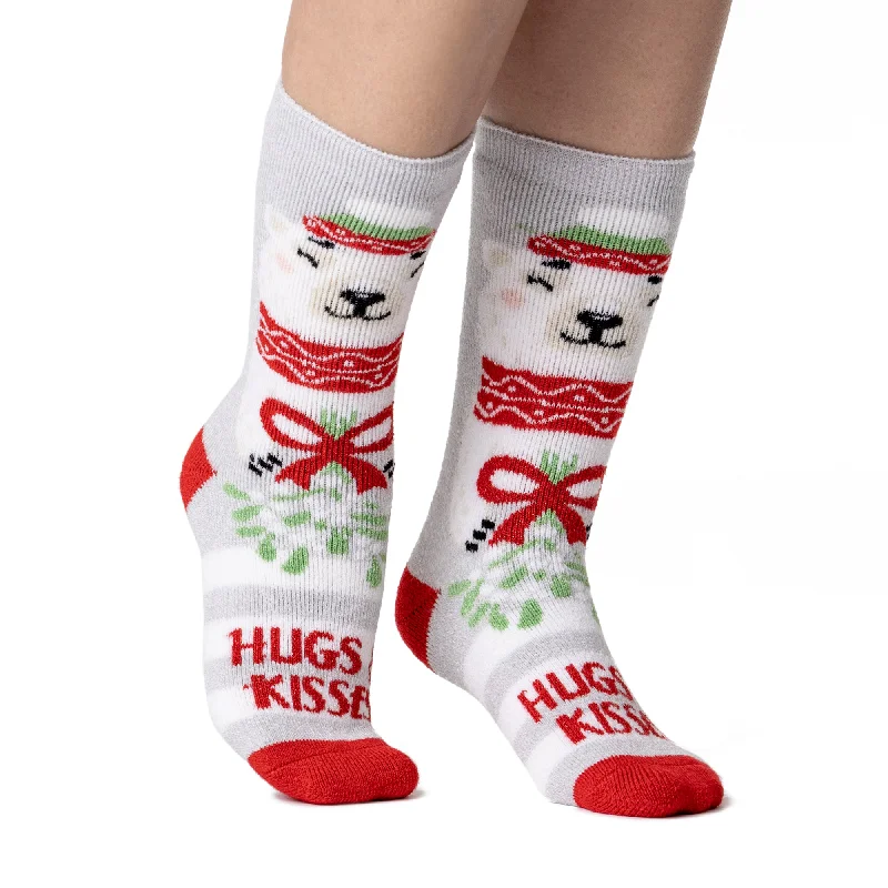 Women's moisture - wicking socks for sportsLadies Lite Christmas Socks - Hugs & Kisses Women's moisture - wicking socks for sportsLadies Lite Christmas Socks - Hugs & Kisses