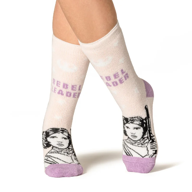 Women's cable - knit ankle socks for a cozy styleLadies Lite Licensed Character Socks - Star Wars Princess Leia Women's cable - knit ankle socks for a cozy styleLadies Lite Licensed Character Socks - Star Wars Princess Leia