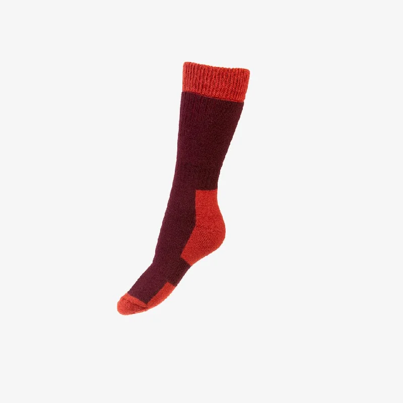 Women's silk - lined socks for a luxurious feelLady Glen House of Cheviot - Mulberry Women's silk - lined socks for a luxurious feelLady Glen House of Cheviot - Mulberry