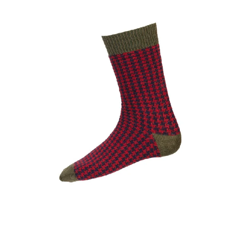Women's nylon - reinforced socks for durabilityMen's Houndstooth Casual Socks - Spruce Women's nylon - reinforced socks for durabilityMen's Houndstooth Casual Socks - Spruce