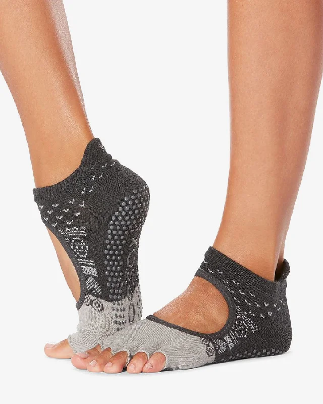 Women's crew socks with a polka - dot printToesox Grip Half Toe Bellarina - Wintertide Women's crew socks with a polka - dot printToesox Grip Half Toe Bellarina - Wintertide
