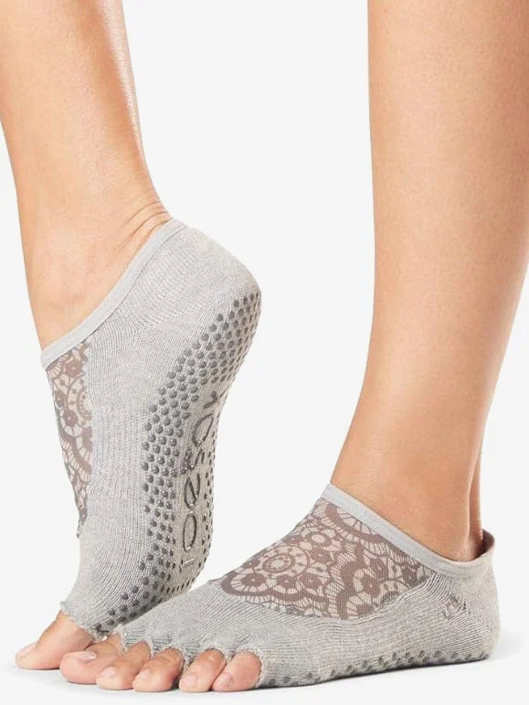Women's sheer over - the - knee socks for a sexy appealToeSox Half Toe Luna Grip Socks - Legend Women's sheer over - the - knee socks for a sexy appealToeSox Half Toe Luna Grip Socks - Legend