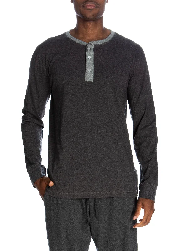 Women's wool - rich socks for winter warmth3 Button Lounge Henley Shirt - Contrast Piping Women's wool - rich socks for winter warmth3 Button Lounge Henley Shirt - Contrast Piping