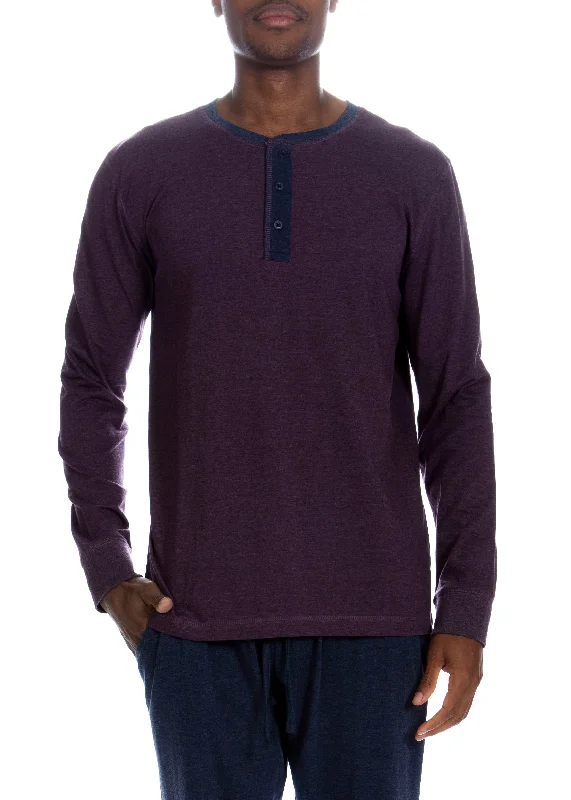 Women's satin - trimmed socks for a touch of elegance3 Button Lounge Henley Shirt - Contrast Piping Women's satin - trimmed socks for a touch of elegance3 Button Lounge Henley Shirt - Contrast Piping